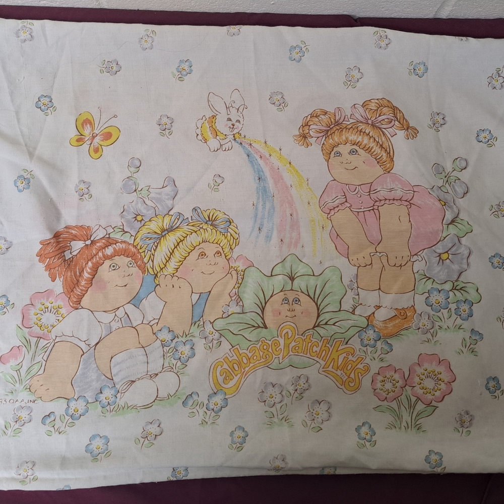 Cabbage Patch Kids Standard Size Pillowcase.